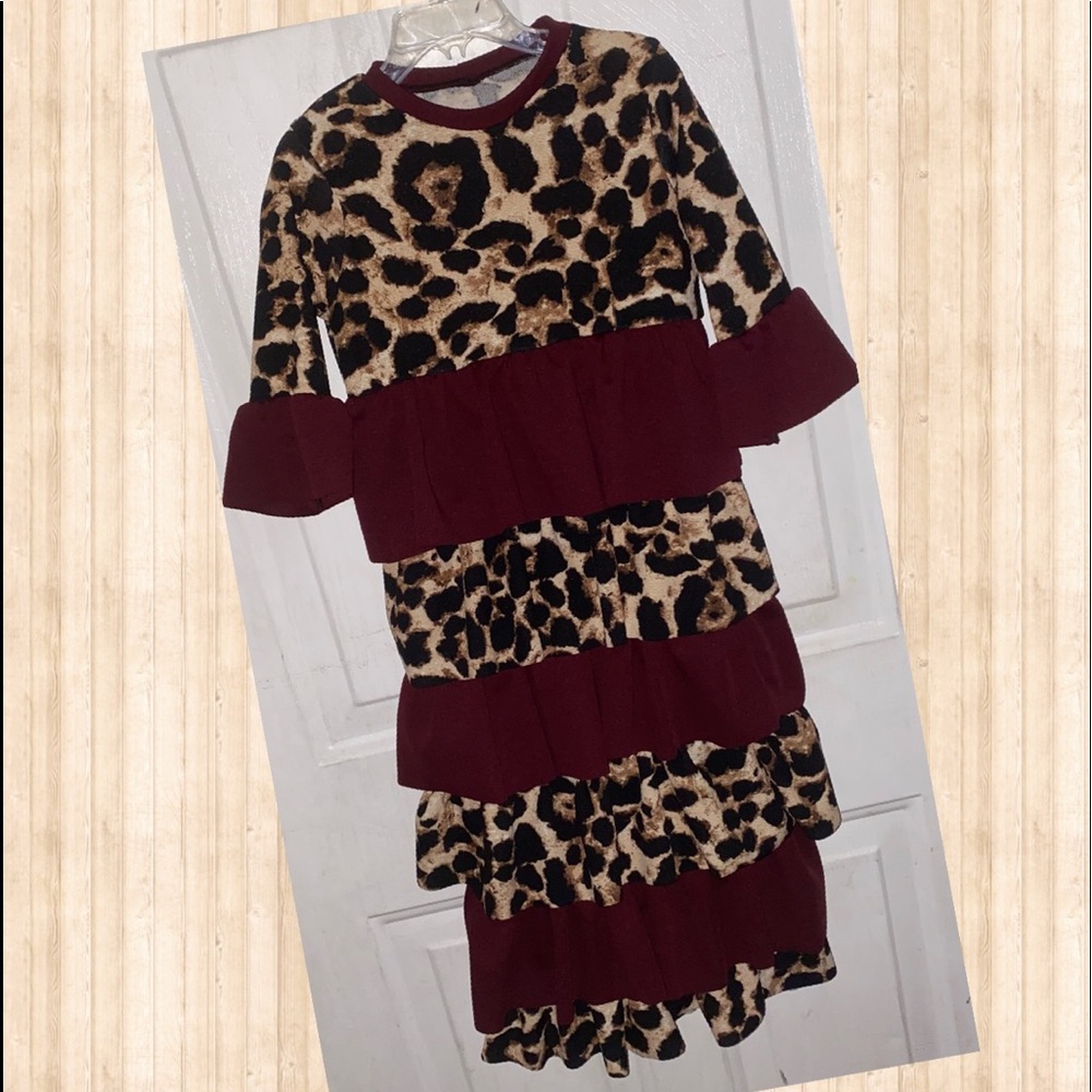 Custom ruffles dress